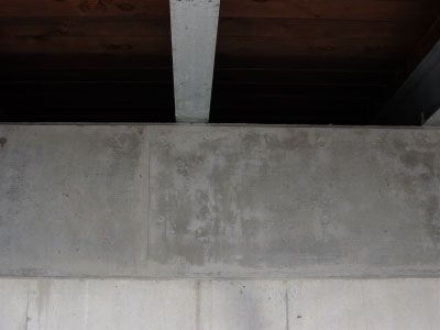 エポキシ樹脂低圧注入工法で補修(施工例)